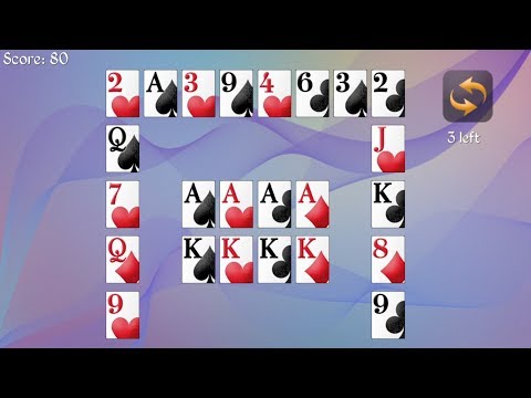 How to Play Crescent Solitaire - YouTube