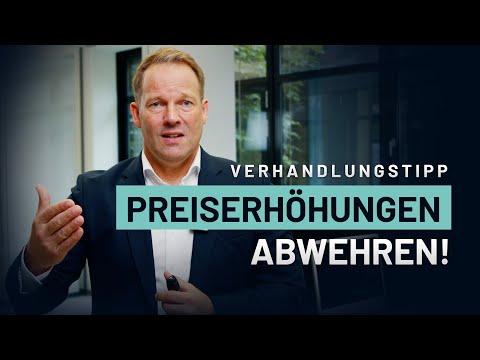 Verhandlungsführung im Einkauf – Preiserhöhungen von Lieferanten erfolgreich abwehren!