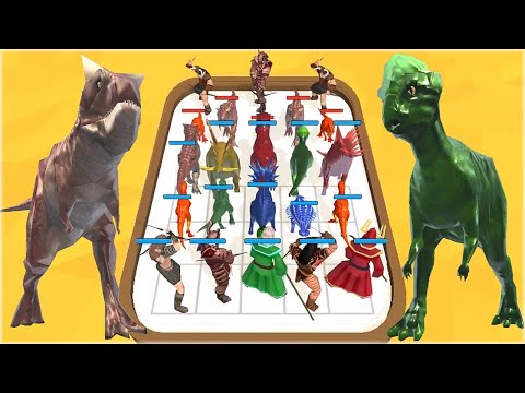Merge Master MAX LEVEL of Game | Unlocked All Dinosaur and Warior