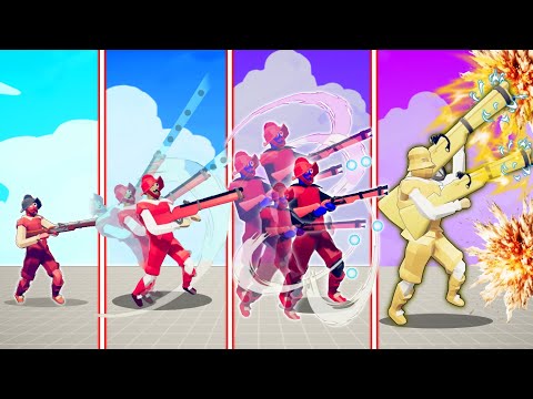 EVOLUTION OF MUSKETEER ( ALL FORM ) | TABS - Totally Accurate Battle Simulator