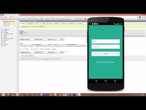 Android Login and Registration with PHP, MySQL and SQLite V2 Demo
