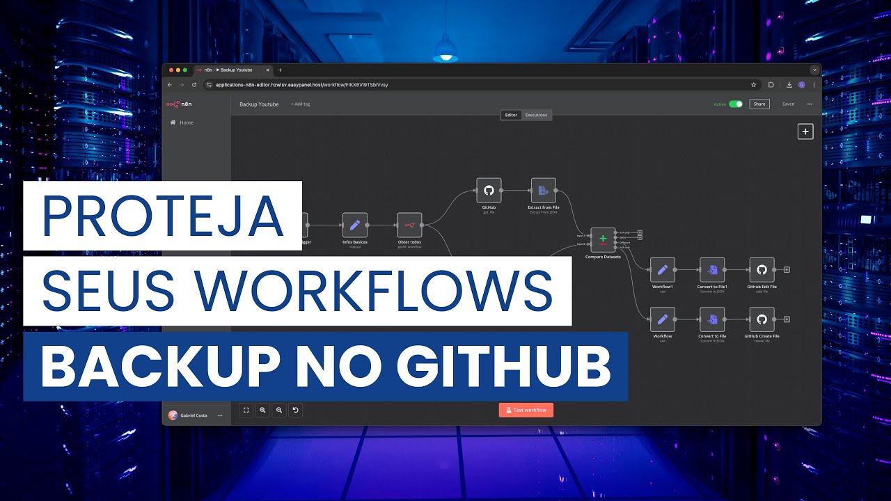 Como Fazer Backup de Workflows N8N no GitHub de Forma Segura e Automática | Tutorial Completo #n8n