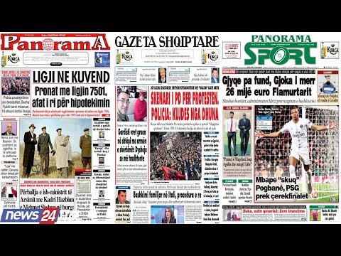 13 shkurt, 2019  "Shtypi i dites" në News24 - "Koha për t'u zgjuar" nga Bashkim Hoxha