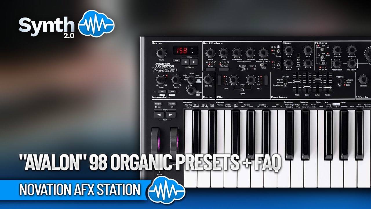 LFO069 - Avalon - Novation AFX Station ( 99 presets ) - Video Preview 1