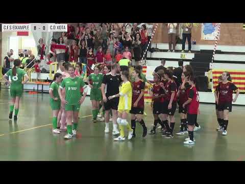 CAMPEONATO DE ESPAÑA FASE PREVIA DE GRUPOS F.S INFANTIL FEMINNNO C.F.S EIXAMPLE X C.D XOTA