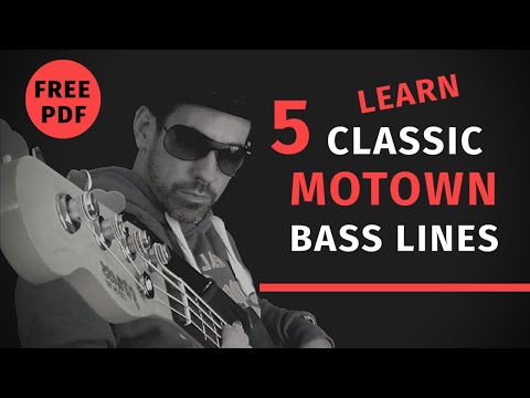 Play Five Classic Motown Bass Lines || James Jamerson (No.74)