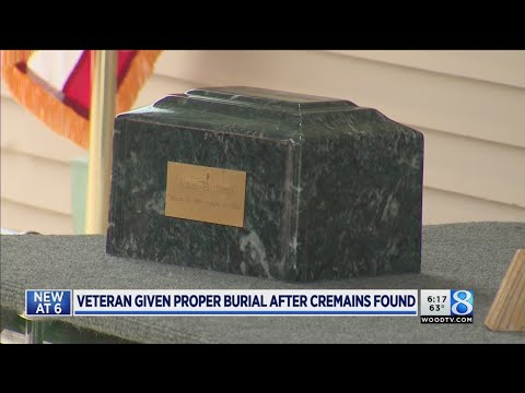 WWII soldier given proper burial after cremains found