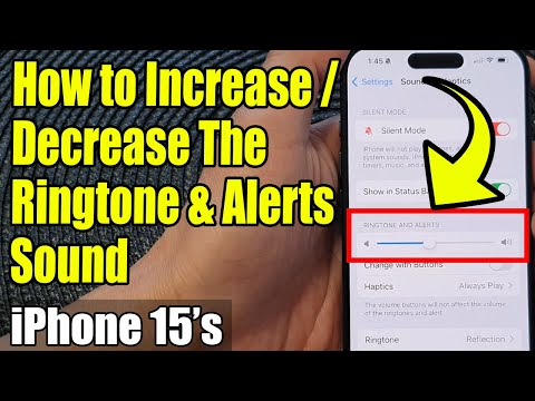 iPhone 15/15 Pro Max: How to Increase/Decrease The Ringtone & Alerts Sound