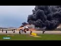 Vliegtuig in brand na noodlanding in Moskou: 40 doden -  RTL NIEUWS