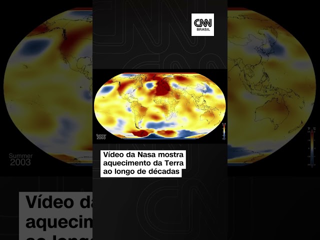Vídeo da Nasa mostra aquecimento da Terra e derretimento dos polos ao longo  de décadas