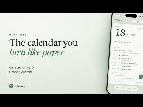 Daypages: Calm Calendar video thumbnail