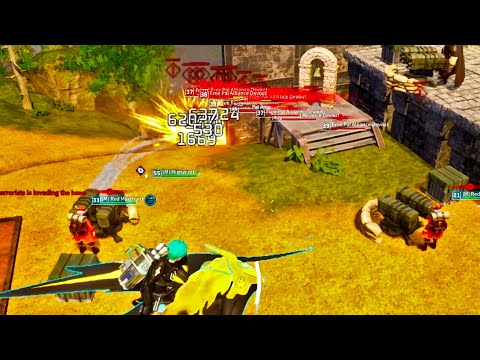 PALWORLD Two merchants on Mounted Missile Launcher against base raiders