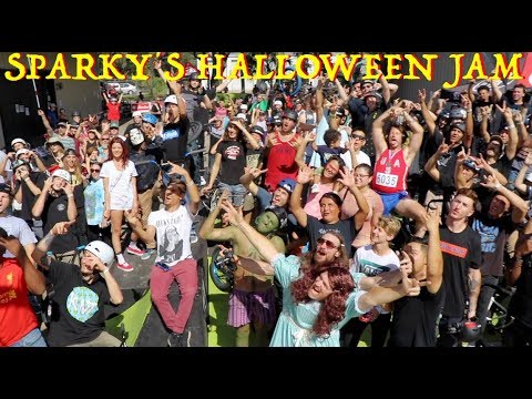 CRAZY BMX HALLOWEEN JAM! (Sparky's Jam 2017)