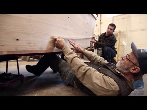 Building the TotalBoat work skiff - Installing the lift rails (Episode 24)