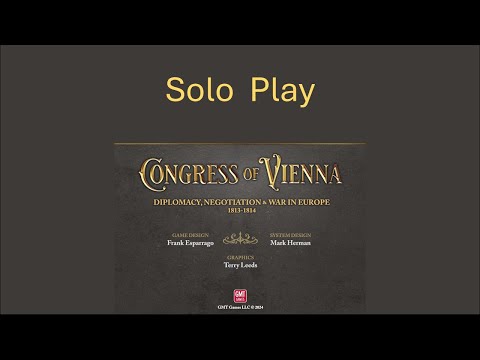 Congress of Vienna Solo Play