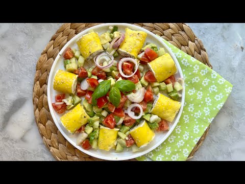 Ricetta in 5 minuti ⚡️ Rotolini farciti vegetariani cotti in padella Olav 🍳