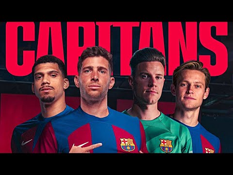 💥BARCELONA new CAPTAINS ft ARAUJO, FRENKIE