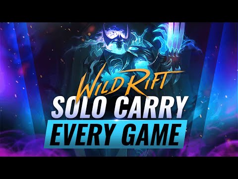 SOLO CARRY Every Game in Wild Rift (LoL Mobile)