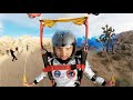 Helicopter Skydive Into Joshua Tree