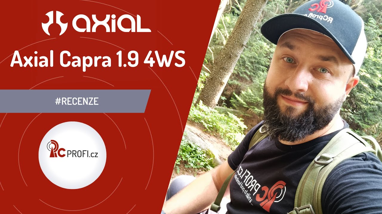 RC auto Axial Capra 1.9 4WS 1:10 RTR, čierna