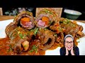 O MELHOR BIFE A ROLE QUE EU JÁ FIZ Bife Recheado Fácil E Delicioso Bracciola