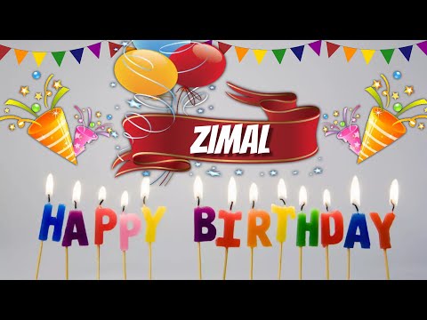 Happy Birthday Zimal Urdu Song - Zimal Happy Birthday Song