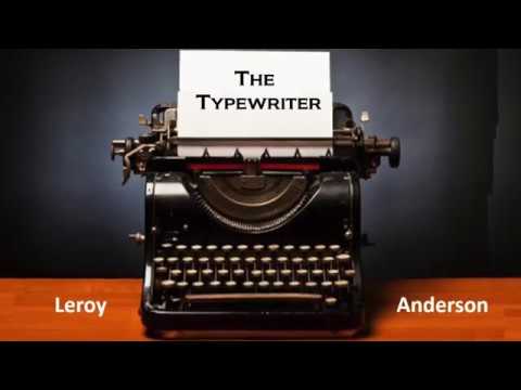 2014 Reini´s   "THE TYPEWRITER"   von Leroy Anderson - 1953