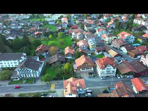 Interlaken West Drone View