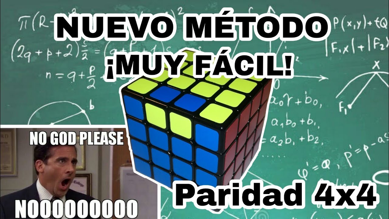 ¡¡NUEVO MÉTODO!! Resolver Paridad 4x4 de Arista Volteada | Cubos de Rubik | 4x4x4 |