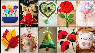 Amazing Felt Crafts Ideas | DIY Felt Decorations & Handmade Creative Projects