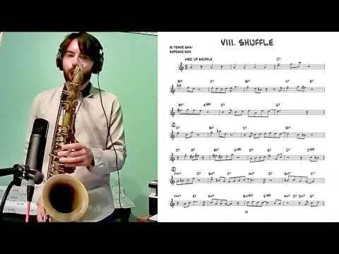 Tutorial linguaggio sax jazz - Plays Bob Mintzer (8) - Shuffle
