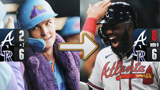 BRAVES CLIMB BACK from a 6-0 DEFICIT capped by Michael Harris II's go-ahead HR ????‍???? (Full comeback)