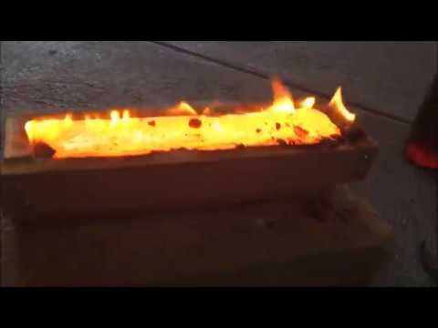 Melting Copper Coins into Copper INGOT 1100°C+ Australian Copper Coin Melting Copper Sand Casting