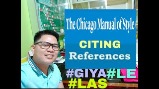 How to Cite the References Using CHICAGO MANUAL OF STYLE (CMOS) | Lesson Exemplars
