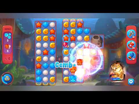 Fishdom 2022, no Boosters,  10182  level  -  прохождение без бустеров,  10182  уровень.