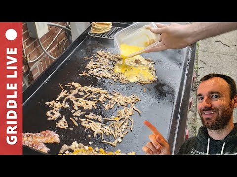 Hash Brown Omelette on a Griddle | Start to finish