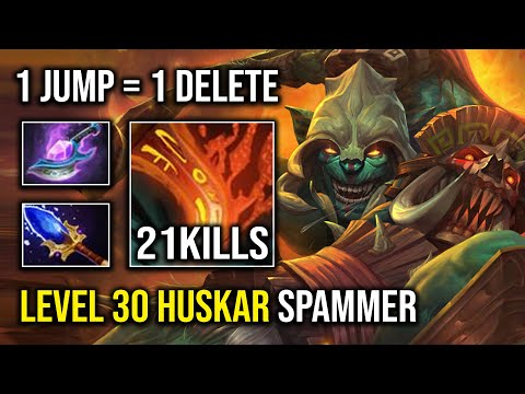 WTF Arcane Blink Level 30 Huskar Spammer 1 Jump 1 Delete EZ MMR Dota 2