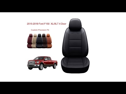 Oasis Auto Ford F-150 seat cover installation-Custom Fit