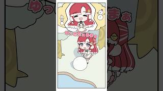 【かわいい】ゆきだるまのうた!※音量注意【にじさんじ/早乙女ベリー】#shorts #にじさんじ