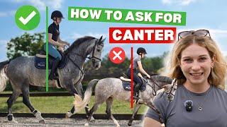 How to Ride the Canter Transition | Equestrian Tutorial (Ep 1)