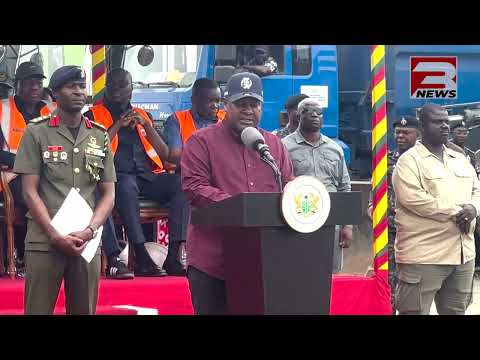 Agbogbloshie's Waste Mountain Finally Moves - President Mahama Leads Launch