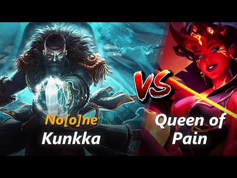 How to Kunkka mid vs Queen of Pain (feat. No[o]ne) | First 10 minutes