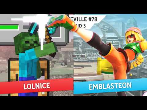 LolNice (Ness/Steve) vs Emblasteon (Min Min) - SST #78 Winners Round 3