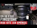2015 2018 F150 Firestone Ride Rite Rear Air Spring Kit Install