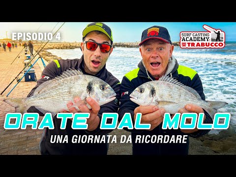 SEA BREAM in Porto Corsini: Surfcasting from the PIER | Surfcasting Academy S9E4