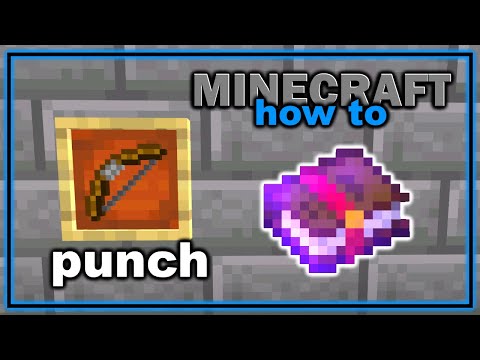 How to Get and Use Punch Enchantment in Minecraft! | Easy Minecraft Tutorial