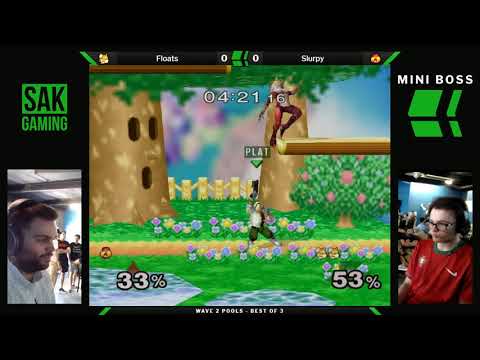 Mini Boss 3 Wave 2 Pools - Floats (Fox) vs Slurpy (Sheik)