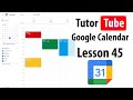 Google Calendar Tutorial - Lesson 45 - Print Options