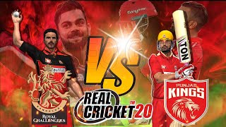 RCB vs PBKS - Royal Challengers Bangalore vs Punjab Kings IPL Match 48 Highlights Real Cricket 20