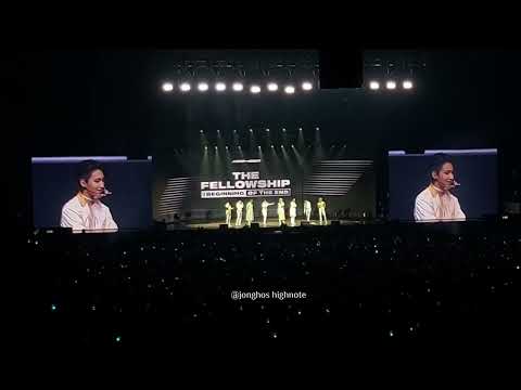 ATEEZ LONDON TMI /Wooyoung singing Thinking out Loud